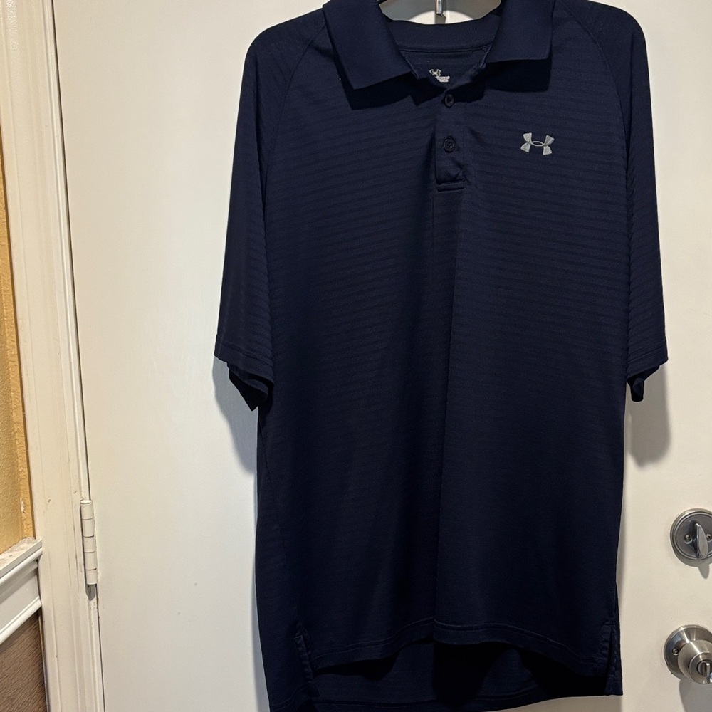 Under Armour Men's Dark Blue Polo Shirt